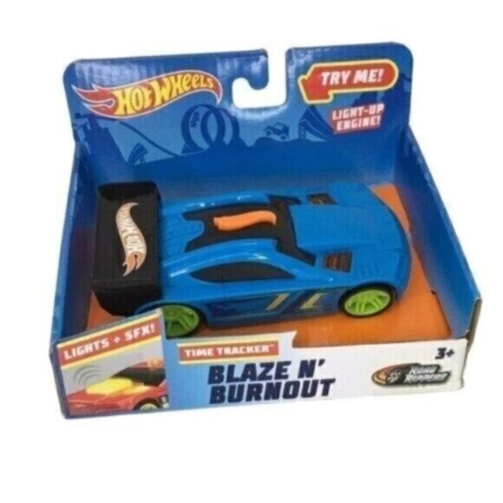 Hot Wheels Blaze N' Burnout Time Tracker Light-up Engine With Sounds